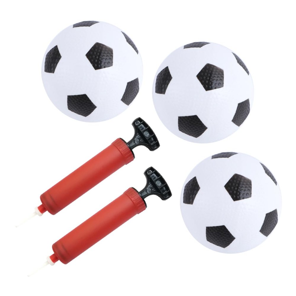 Abaodam 1set Boy Girl Inflatable Football Toy Plaything and Pumps for Indoor and Outdoor Fun Great for Boy Girl Agility and Team Games