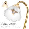 BESPORTBLE 2Pcs Mini Desk Lamp - 4.13 Inch Golden Metal and Glass Decorative Table Light for Home Use Ideal for Reading and Relaxing view 2
