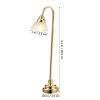 BESPORTBLE 2Pcs Mini Desk Lamp - 4.13 Inch Golden Metal and Glass Decorative Table Light for Home Use Ideal for Reading and Relaxing view 3