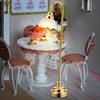 BESPORTBLE 2Pcs Mini Desk Lamp - 4.13 Inch Golden Metal and Glass Decorative Table Light for Home Use Ideal for Reading and Relaxing view 4