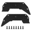 Carbon Fiber Air Dam Diffuser Wheel Covers Front Suspension Plate for A-rrma 1/7 for Infra-ction 6S BLX V2 Upgrade Parts view 1