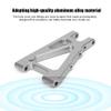 NutriEss Alloy Front Lower Arm Upgrade Parts KYOSHO 4WD Optima 1/10 Off Road Vehicle Yellow 2PCS Enhanced Performance (Silver) view 2