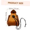 Abaodam Portable Dice Organizer Practical Drawstring Dice Bag for Tabletop Games Compact Storage for Dices and Accessories Deep view 2