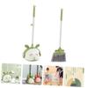 Happyyami 1set Boy Girl Broom and Dustpan Cute Cleaning Tools for Boy Girl Lightweight Sweeping for Indoor and Outdoor Use for Early Housekeeping Role Play view 2