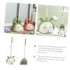 Happyyami 1set Boy Girl Broom and Dustpan Cute Cleaning Tools for Boy Girl Lightweight Sweeping for Indoor and Outdoor Use for Early Housekeeping Role Play view 4