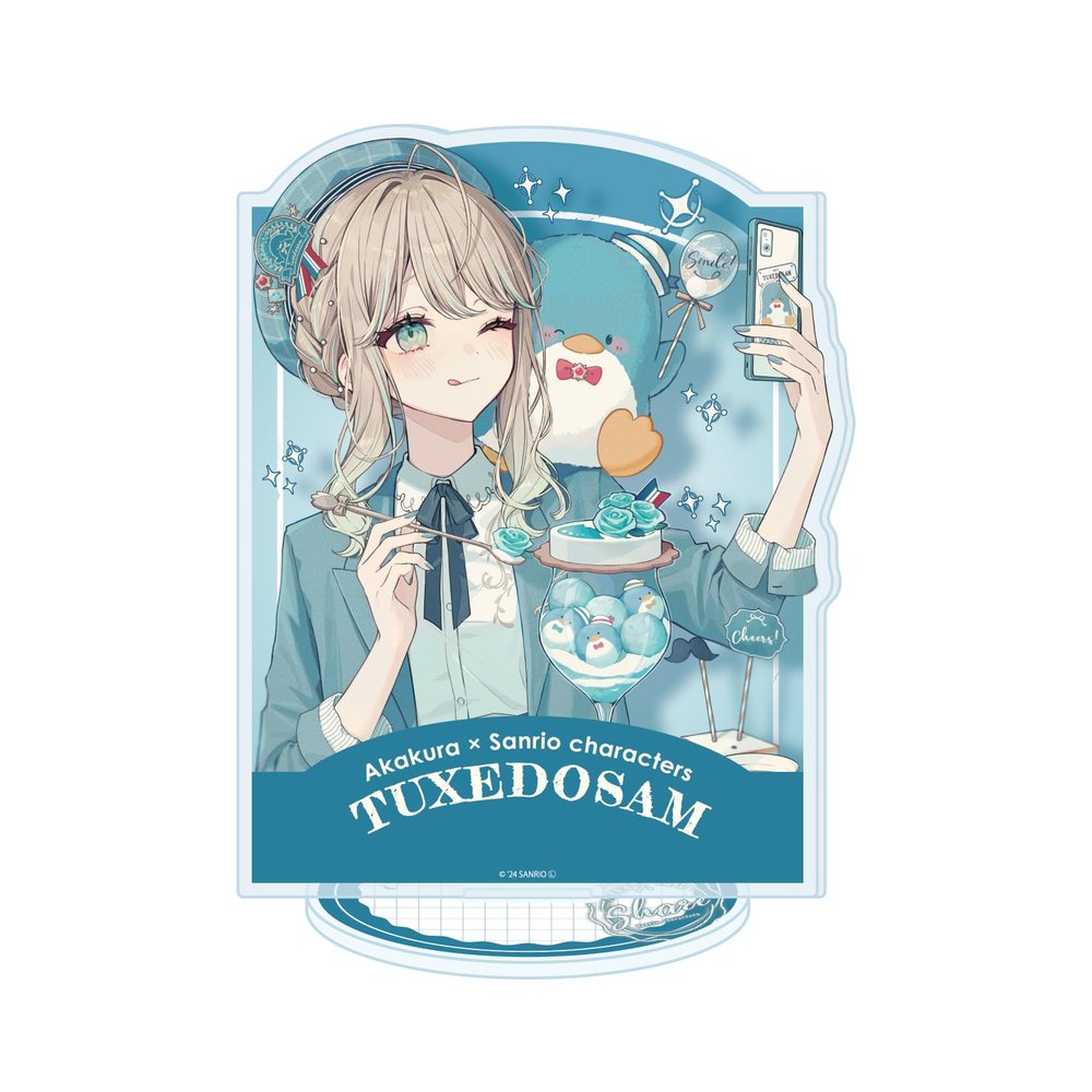 A3 Akakura x Hapidanbui 32 Tuxedo Sam [Collaboration Illustration] Acrylic Stand