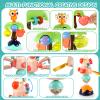Baby Toys 6-12 Months 3PACK High Chair Suction Cup Toys Rattle Toys for Babies 12-18 Months Baby Tray Infant Toy for 6 9 12 18 24 Months Newborn Gifts for 1 2 Year Olds Boys Girls Kids Birthday Xmas view 4