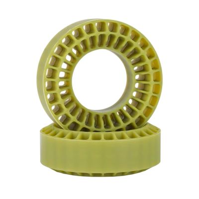 for SCX24 for TRX4M Enduro24 Ax24 1/18 1/24 Tire Silica Gel Insert Foam 55x20mm Fits 1.0 Inch Tires RC Crawler Upgrade Part RC Car Parts(Green,2pcs)