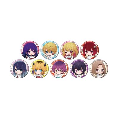 Pressed Child, 02 Shrine Maiden Ver. Mini Character Illustration Can Badge Box of 9