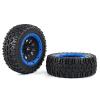 2Pcs Wasteland Tyres and Wheel Hub Set for 1/5 Hpi Km Baja 5S/SLT/V5 LOSI 5IVE T Rc Car Parts- 180X70mm(Blue) view 4