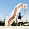 5 Meters White Dragon Ribbon Poi, Outdoor Exercise Dragon & Phoenix Washable Ribbon Streamer with Real-Like Dragon Head Flowy Toy Set (White Dragon Claw, 16.4 FT) view 1