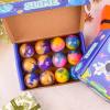 12 Pack Galaxy Slime Balls  Valentines Slime Party Favors, Non-Sticky, Soft Slime Kit for Classroom Prizes,Stocking Stuffers, Goodie Bag Stuffers,Easter Basket Stuffers for Kids view 2
