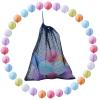 16 Pcs Reusable Water Balloons with Mesh Bag, Quick Fill & Self-Sealing Water Balloons for Kids Outdoor Backyard Summer Activities Water Games view 1