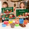 Christmas Slime Kit - Slime Party Favors for Kids, Xmas Stickers & Charms, Christmas Stocking Stuffers for Kids, Super Soft, Non-Sticky, DIY Surprise Slime for Girls & Boys view 4