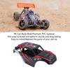 1:18 Scale RC Car Body Shell, Remote Control Vehicle Body Shell RC Car Accessory for Remote Control Car (Red) view 2