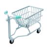 DimyFew Mini Shopping Cart Desktop Organizer Multiuse Photography Prop Office Organiser Children Push Cart Toy Mini Storage Basket, Blue view 1