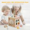 MILEFUN Wooden Activity Cube for 1 Year Old | 7-in-1,Montessori Baby Toys,Educational Toy for Toddlers, First Birthday Gift for Toddlers view 4
