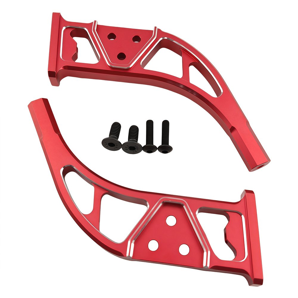 Aluminum Alloy Rear Wing Support for Arrma 1/7 Infraction, Limitless, Felony 6S BLX RC Cars Upgrade Parts, Frame Diffuser Support (ARA320519)