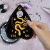 CREATCABIN 4Pcs Crystal Ball Stand Sun Moon Theme Sphere Holder Divination Sphere Wood Display Holder Moth Witch Stuff Wiccan Small Tray Altar Tarot Decor Supplies for Crystal Ball Stone 3.1x2.5In view 4