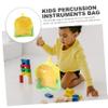 CIMAXIC Boy Girl Backpack Music Instruments Boys and Girls Music Toys Bag Toddlers Bag for Percussion Toys Portable Storage view 3