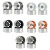 4PCS Deep Dish Wagon 1.9 Metal Beadlock Wheel Hub Rim for 1/10 RC Crawler Axial SCX10 90046 Traxxas TRX4 RC4WD D90(Copper) view 2