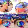 12 Pack Galaxy Slime Balls  Valentines Slime Party Favors, Non-Sticky, Soft Slime Kit for Classroom Prizes, Stocking Stuffers, Goodie Bag Stuffers,Easter Basket Stuffers for Kids Boys Girls view 3