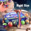 12 Pack Galaxy Slime Balls  Valentines Slime Party Favors, Non-Sticky, Soft Slime Kit for Classroom Prizes, Stocking Stuffers, Goodie Bag Stuffers,Easter Basket Stuffers for Kids Boys Girls view 4