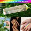 Adorylla 3pc Equilateral Crystal Prisms Set, 2.5 inch,4 inch and 6 inch Lengths Crystal Triangular Prism Optical Prisms Glass Physics Teaching Refracted Light Spectrum Rainbow Maker Photography Props view 4