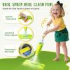 Kids Cleaning Toy Set,Mini Spray Mop Montessori Toys Pretend Play Cleaning Tool for Toddlers with Spray Mop & Kids Broom Dustpan Set Cleaning Toys Gift for Toddlers Girls Boys Age 3+ view 2