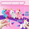 4 Pack Unicorn Stuffed Animal Plush Toys for Kids, Cute Unicorn Plushies, Kawaii Plush Toys, Small Valentines Day Stuffed Animals for Christmas Decorations, Home Decor, Kids Prizes view 4