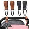 4 Pack Baby Stroller Hooks for Diaper Bag, Stroller Clips Organizer Clip for Bags Mommy Hooks Hanging Multipurpose Carabiner Hooks Free Your Hands for Strollers, Wheelchairs, Shopping, Bicycle view 1
