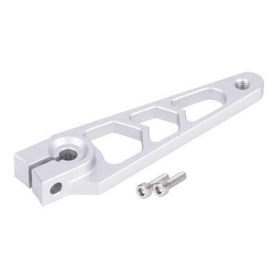 for Protek for Savox for Futaba for Arrma for Buggy for Granite Monster Truck Raider 2WD 1/10 7075 Aluminum Alloy 25T Servo Arm 40mm RC Parts RC Car Parts(Silver,1Pcs)