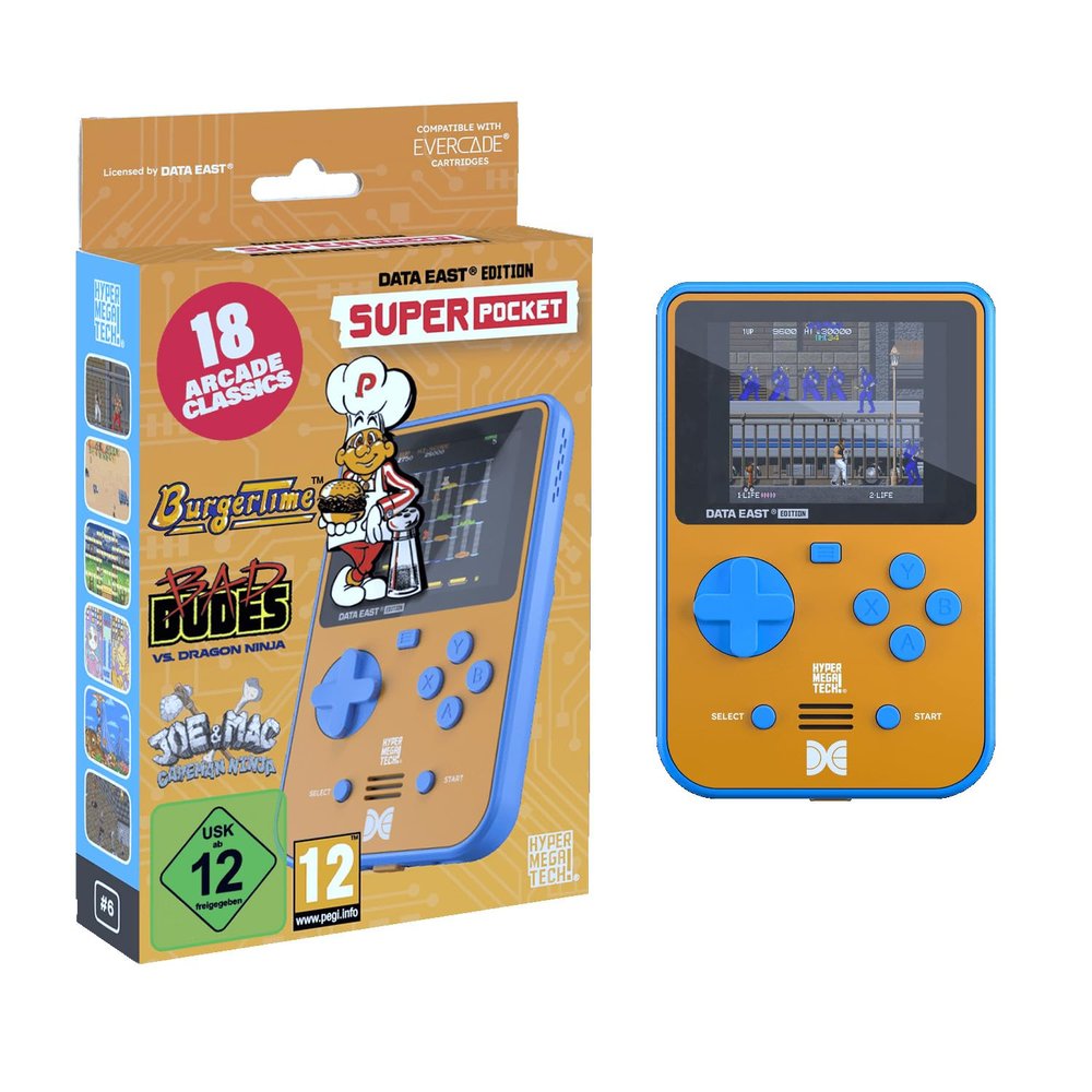 Blaze Evercade Data East Super Pocket