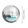 2025 Disco Ball Helmet Silver Glitter,Reflective Mirror Ball Helmet,Mirror Mosaic Headgear,Hanging Disco Party Decorations For Bar Club Celebration Festive Gatherings Accessory (Equipped with lights) view 2