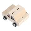 Abaodam 2pcs DIY Wooden Car Shaped Coin Bank Craft Kit Unfinished Piggy Bank for Boys and Girls and Adults Paintable Money Box for Home Decor Projects Creative Wooden Supplies for DIY view 1