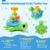 Baby Toys 6-12 Months, Musical Crawling Press to Spin & Glow Turtle Toy for 1 Year Old, Cause and Effect Early Learning for Infant Tummy Time, Christmas 1st Birthday Gifts Boy Girl 7 8 9 10 11 Month view 2