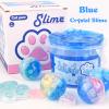 Blue Crunchy Cat's Paw Slime,Super Soft and Non-Sticky, Great for Birthday Gifts for Girl and Boys,Party Favors,Christmas Stocking Stuffers300ml view 2
