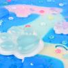 Blue Crunchy Cat's Paw Slime,Super Soft and Non-Sticky, Great for Birthday Gifts for Girl and Boys,Party Favors,Christmas Stocking Stuffers300ml view 3
