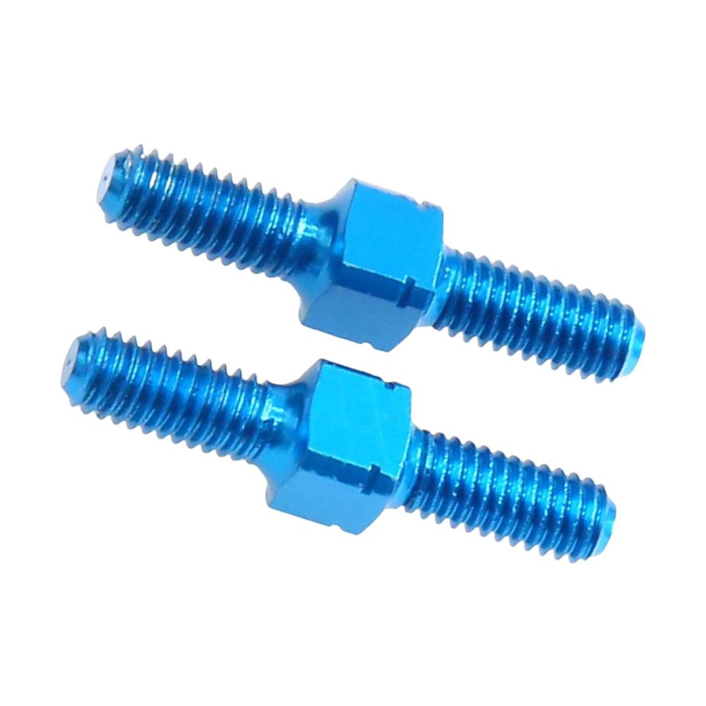 Menolana 2Pcs 3x18mm Turnbuckle Shaft Easy to Install Aluminum Alloy Accessory Parts Replacement for 54247 W202 RC Car Vehicles Hobby