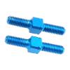 Menolana 2Pcs 3x18mm Turnbuckle Shaft Easy to Install Aluminum Alloy Accessory Parts Replacement for 54247 W202 RC Car Vehicles Hobby view 2