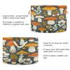 FUGIDOG Mushroom Flowers Storage Basket Collapsible Large Blanket Basket Baby Laundry Hamper Toy Clothes Organizer Bin for Living Room, Bedroom, Nursery view 3