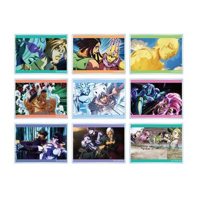 JoJo's Bizarre Adventure Stone Ocean Trading Scene Scene Action Acrylic Card Box of 9
