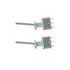 ZHUOYUEFSC 2PCS RC Transmitter 3 Positions and 2 Positions Long and Short Toggle Switch for Taranis X9D Plus Radiomaster TX16s Jumper T12 Spektrum DX8 gen2 NX10 Replacement (3 Positions Long) view 3