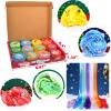 Christmas Slime, Butter Galaxy Crystal Slime Kit - Christmas Stocking Stuffers, Stretchy, Soft, and Scented - Ideal for Slime Party Favors, Girls, Boys, Kids, Classroom Rewards view 2