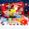 Christmas Slime, Butter Galaxy Crystal Slime Kit - Christmas Stocking Stuffers, Stretchy, Soft, and Scented - Ideal for Slime Party Favors, Girls, Boys, Kids, Classroom Rewards view 3