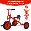 Kids Tricycle for Ages 2-6, Toddler Big Wheel Tricycle with Rubber Wheels, Preschool Daycare Kids Trike Bike, Gift and Toy for Boys and Girls view 3