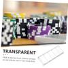 Sosoport Acrylic Poker Chip Rack Storage Box Compartments Poker Chip Display Case for Party view 3