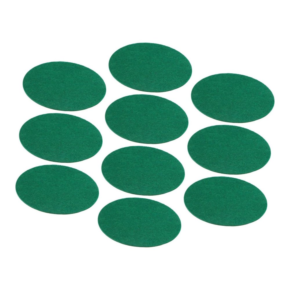 Abaodam 10pcs Hockey Pusher Pads Durable Felt Replacement Hockey Mallet Pads for Table Easy to Clean for Home Entertainment and Parties