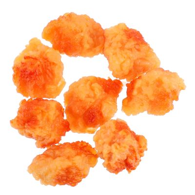 BCOATH 8pcs Chicken Decorations Farmhouse Kitchen PVC Simulated Chicken Popcorn Decorative Models