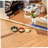 OFFIGAM 15Pcs Miniature Realistic Noodle Bowl Set for Dollhouse Cute Ramen Bowl Props Including Bowls Dollhouse Food view 4